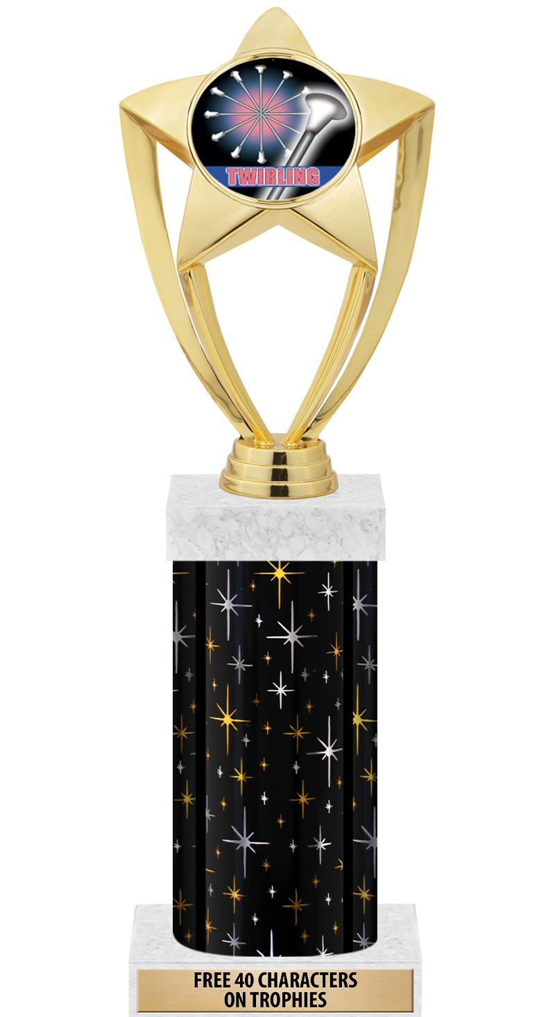 14" MIDNIGHT BLK-GD FIG/SQUARE