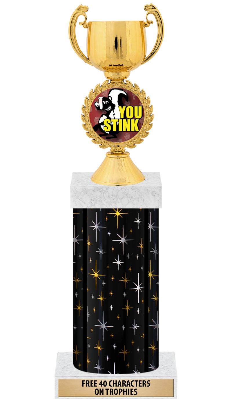 14" MIDNIGHT BLK-GD FIG/SQUARE