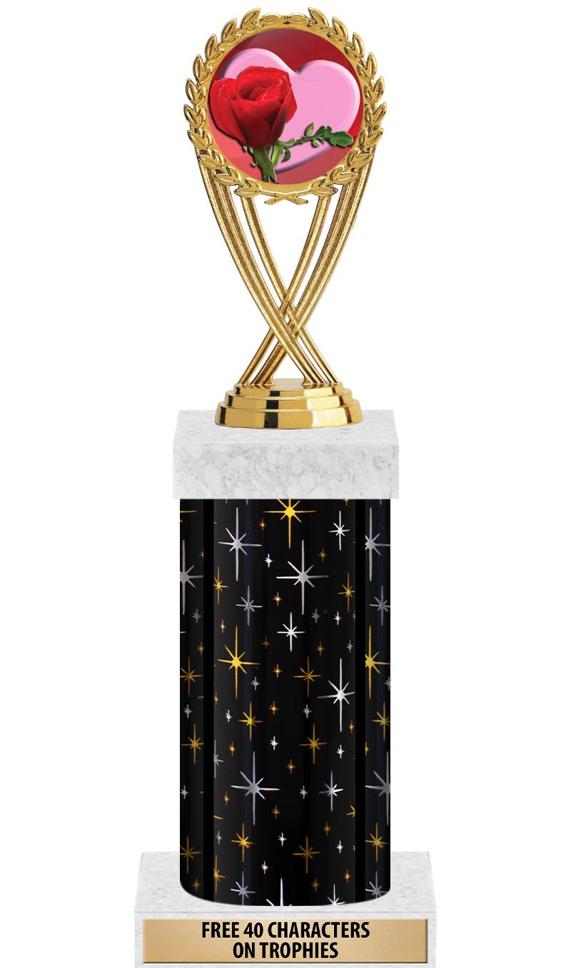 14" MIDNIGHT BLK-GD FIG/SQUARE