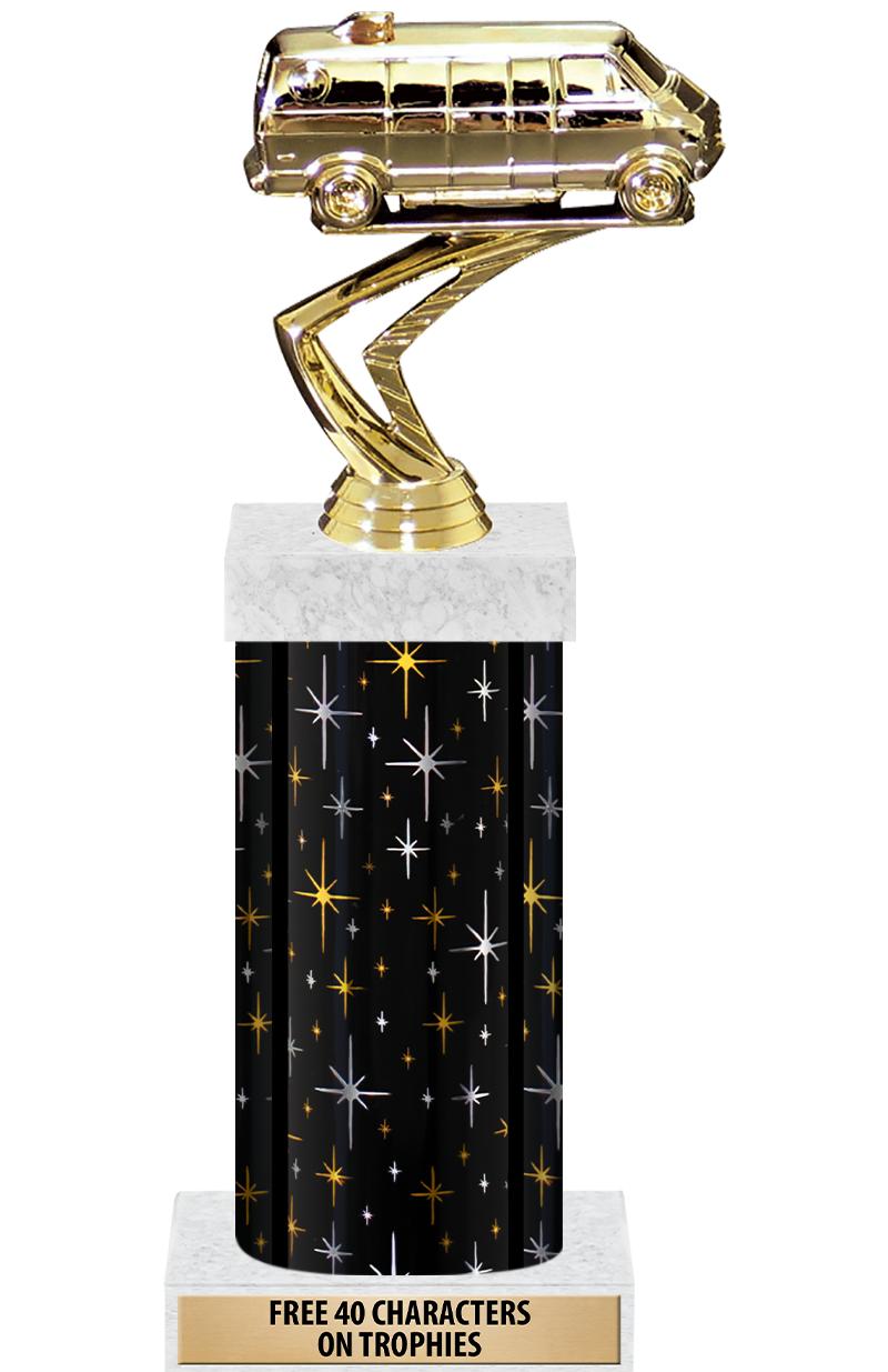 14" MIDNIGHT BLK-GD FIG/SQUARE