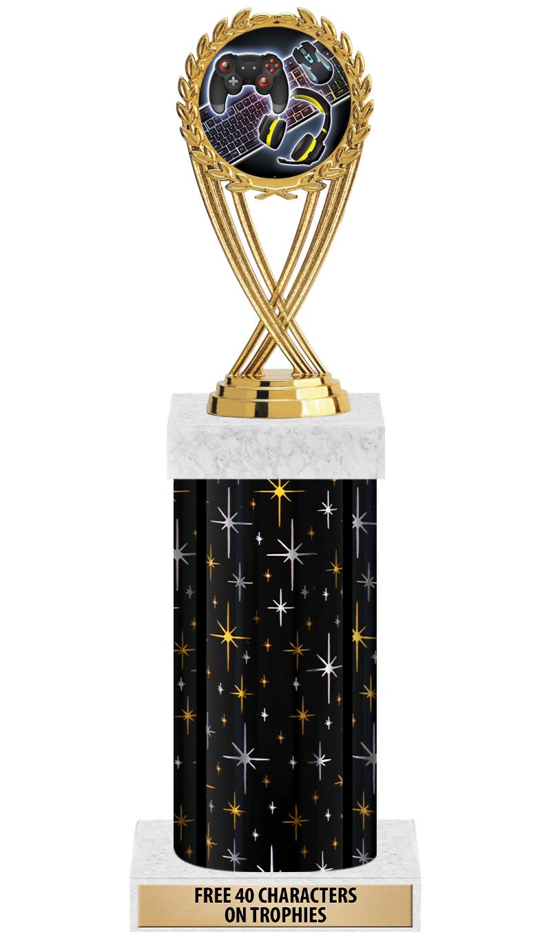 14" MIDNIGHT BLK-GD FIG/SQUARE