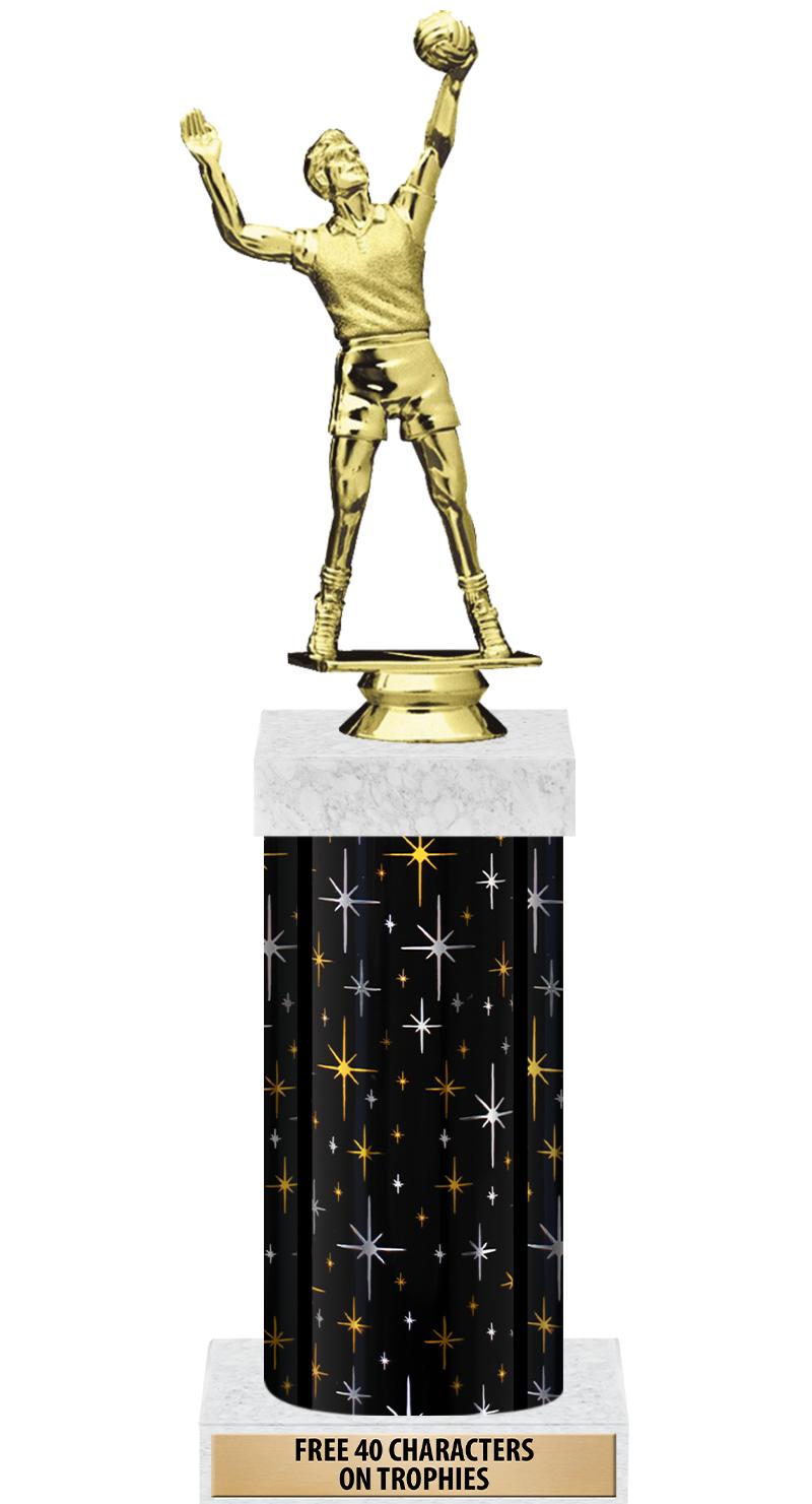 14" MIDNIGHT BLK-GD FIG/SQUARE