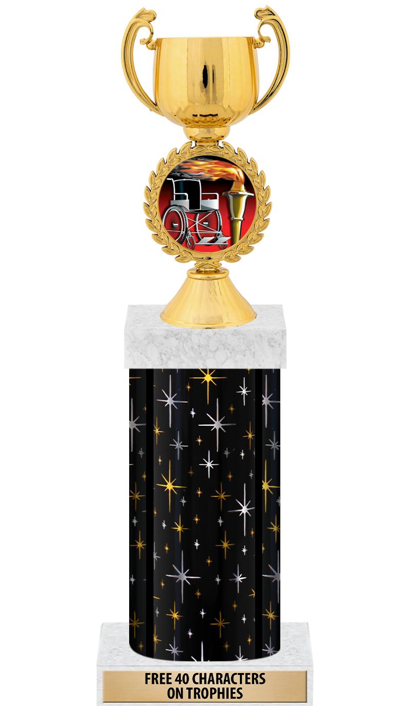 14" MIDNIGHT BLK-GD FIG/SQUARE