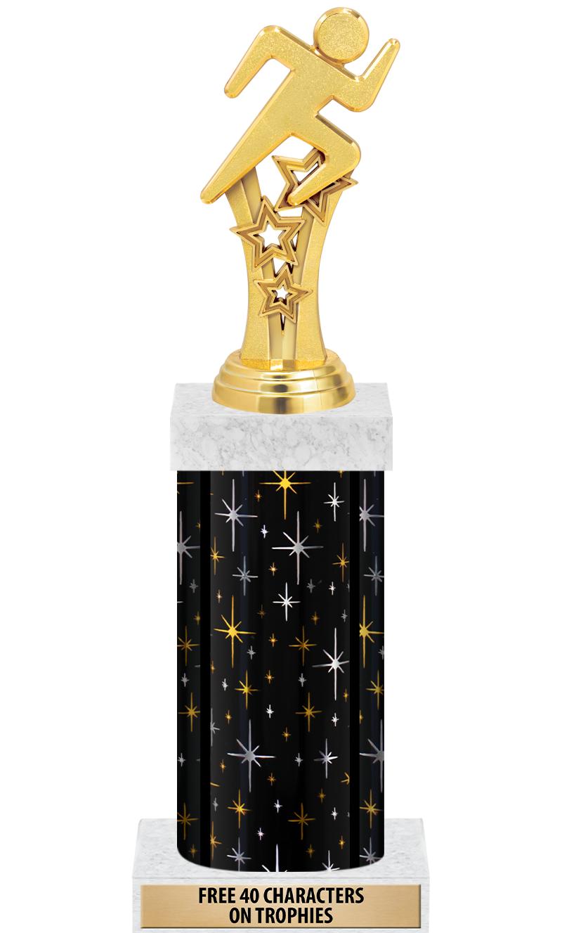 14" MIDNIGHT BLK-GD FIG/SQUARE