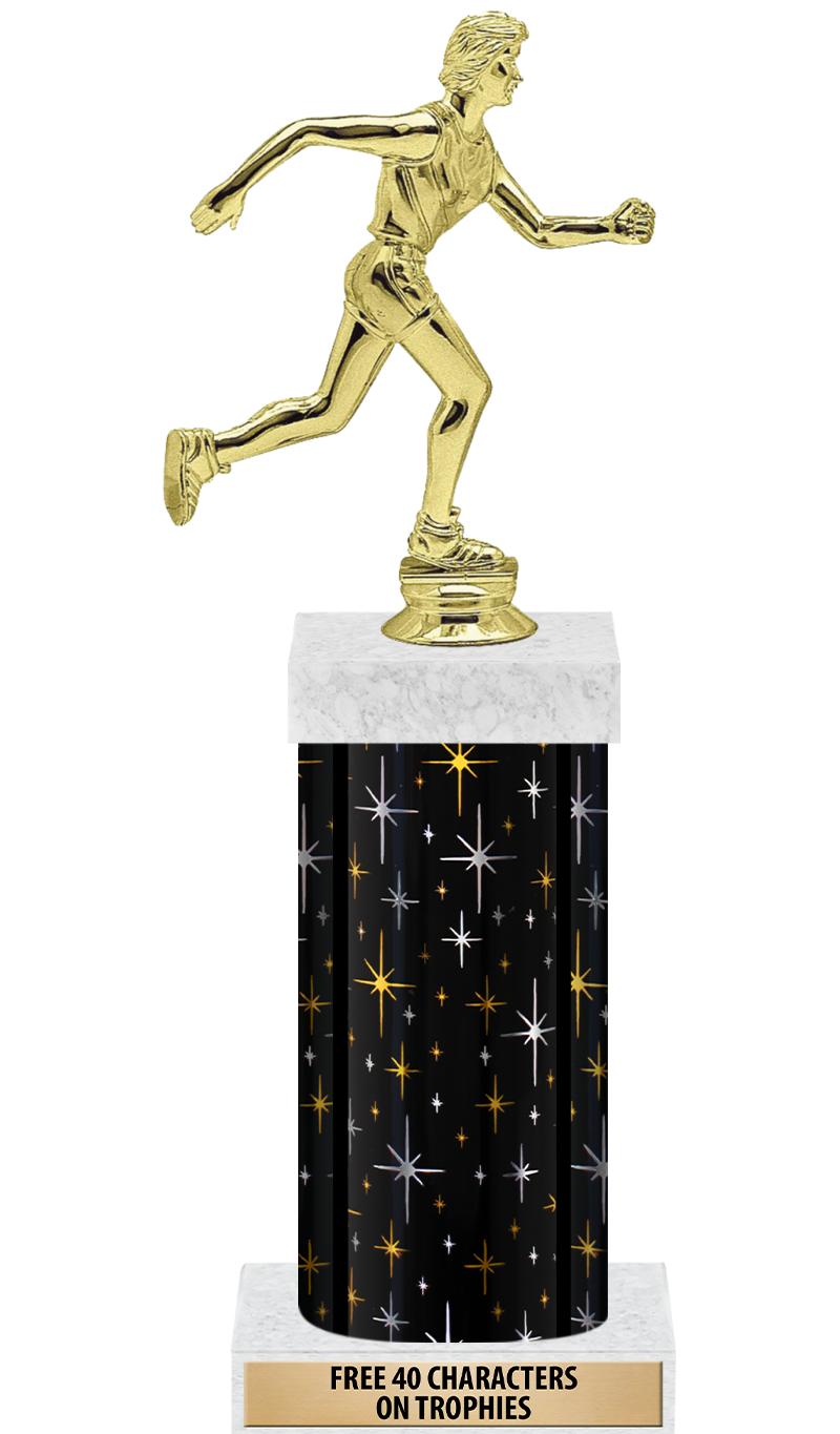 14" MIDNIGHT BLK-GD FIG/SQUARE