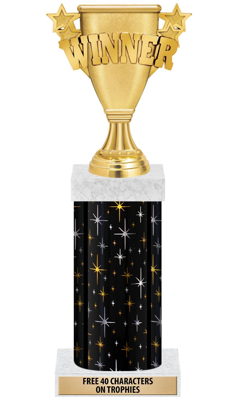 14" MIDNIGHT BLK-GD FIG/SQUARE