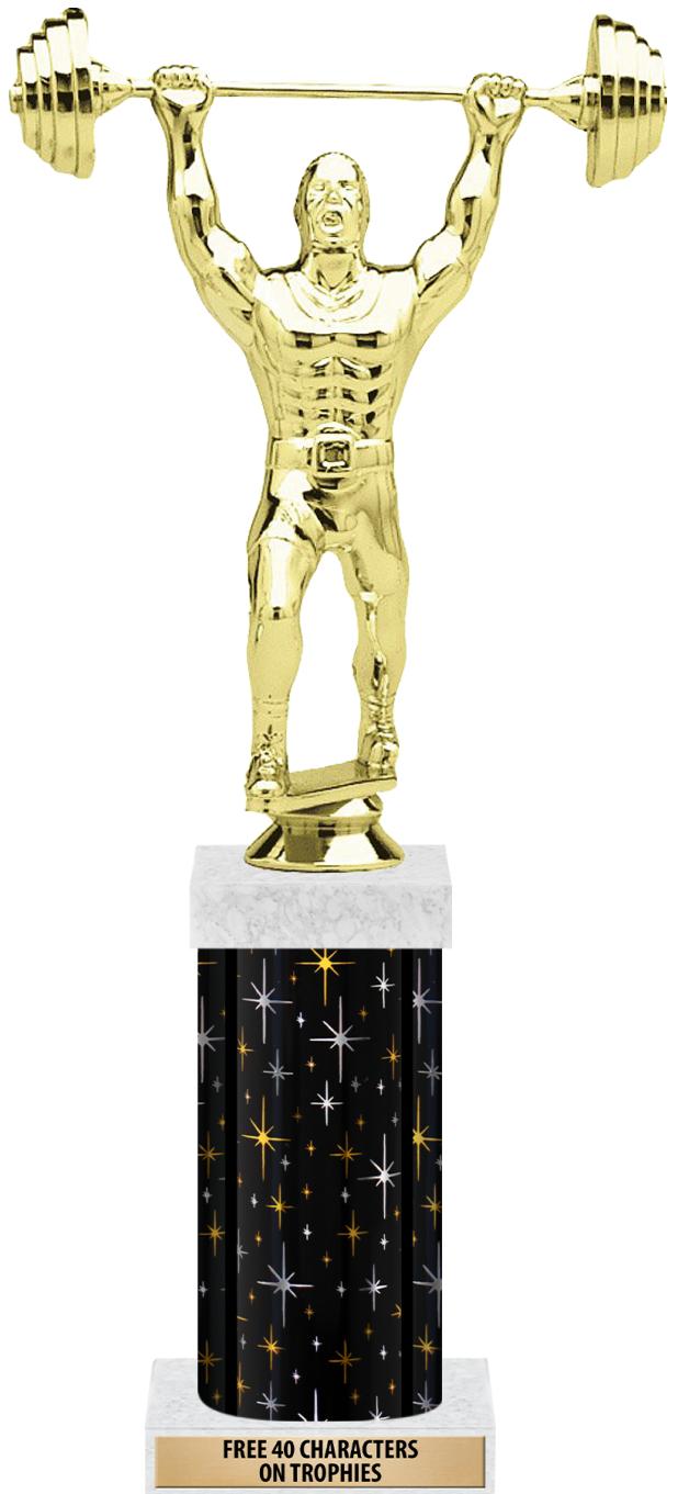 14" MIDNIGHT BLK-GD FIG/SQUARE