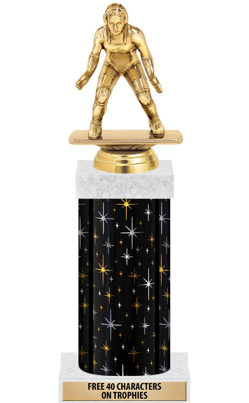 14" MIDNIGHT BLK-GD FIG/SQUARE