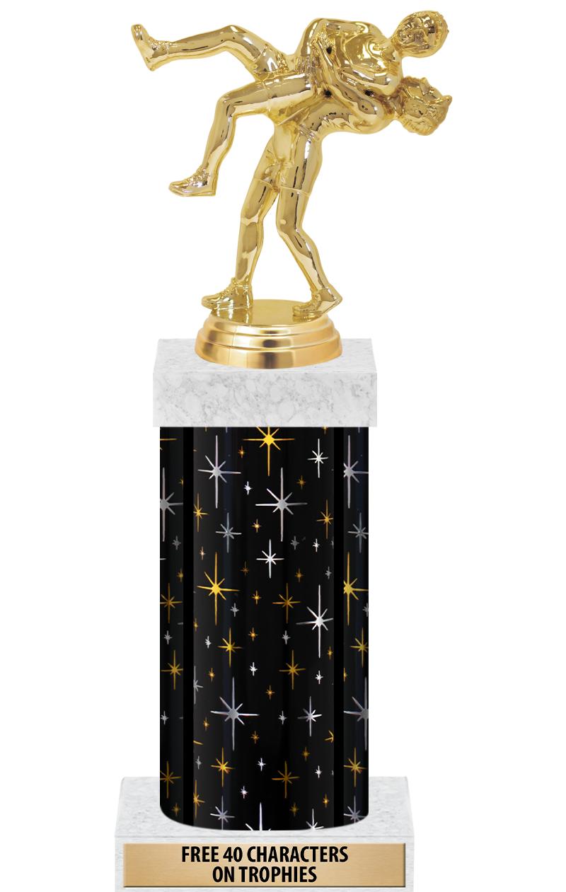 14" MIDNIGHT BLK-GD FIG/SQUARE