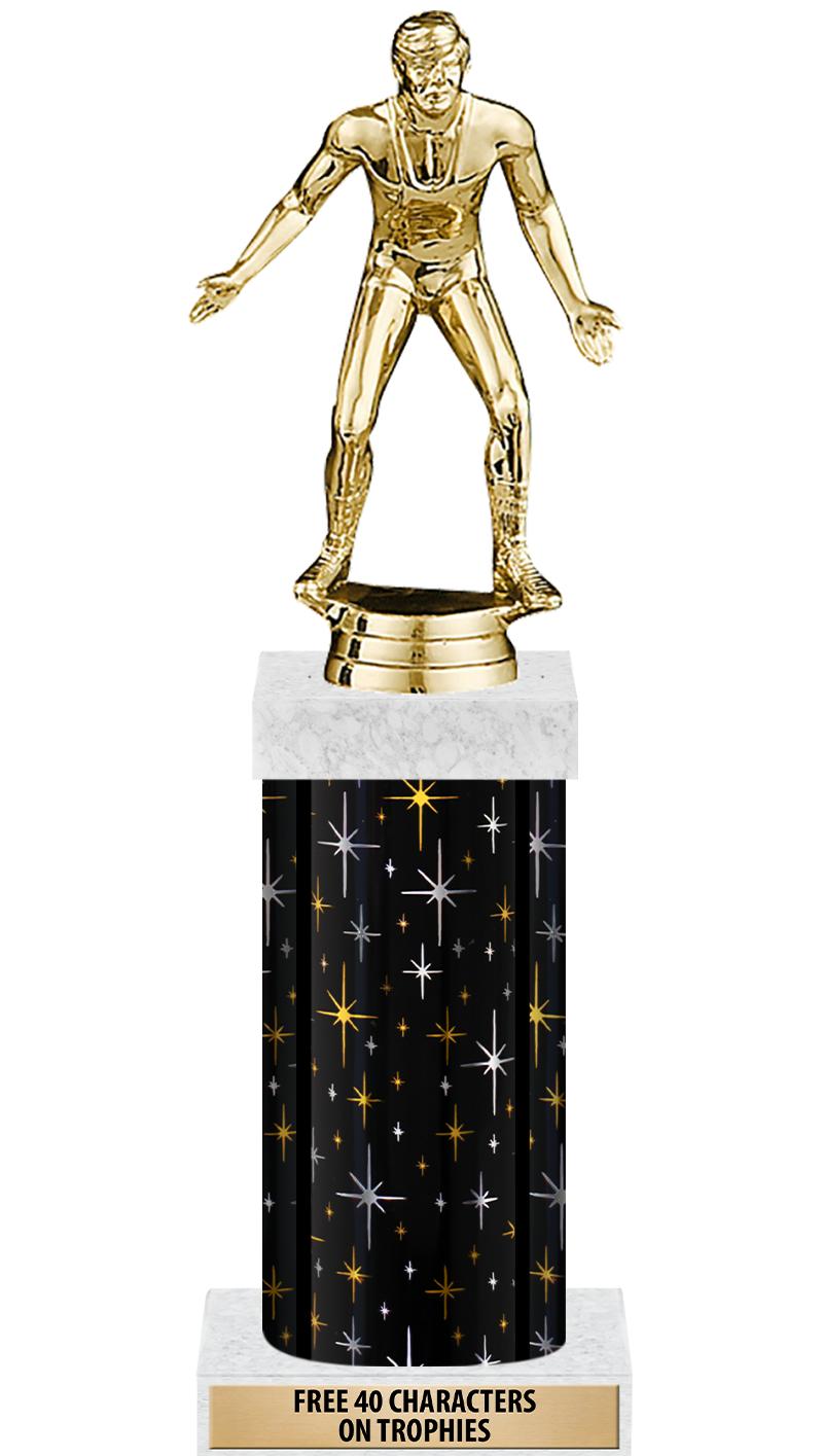 14" MIDNIGHT BLK-GD FIG/SQUARE