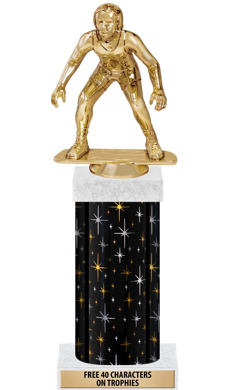 14" MIDNIGHT BLK-GD FIG/SQUARE