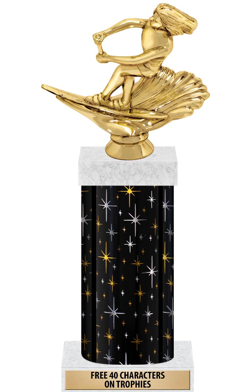 14" MIDNIGHT BLK-GD FIG/SQUARE