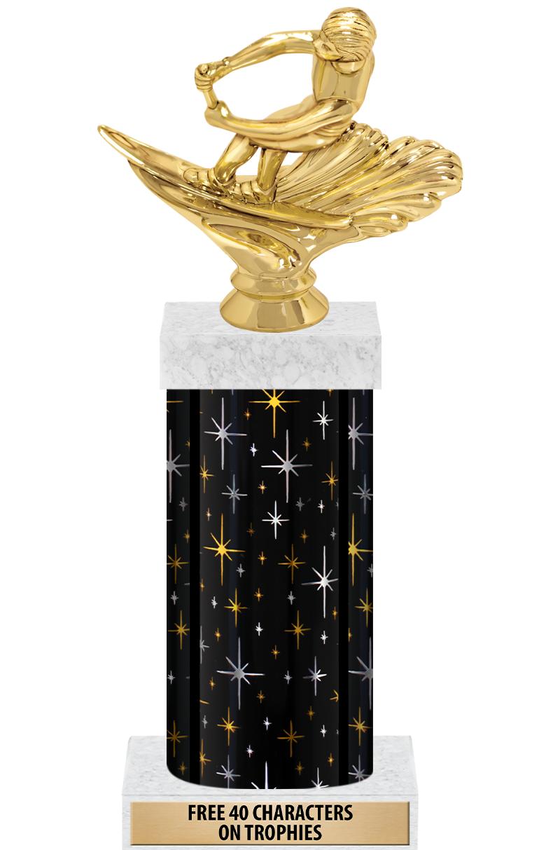 14" MIDNIGHT BLK-GD FIG/SQUARE