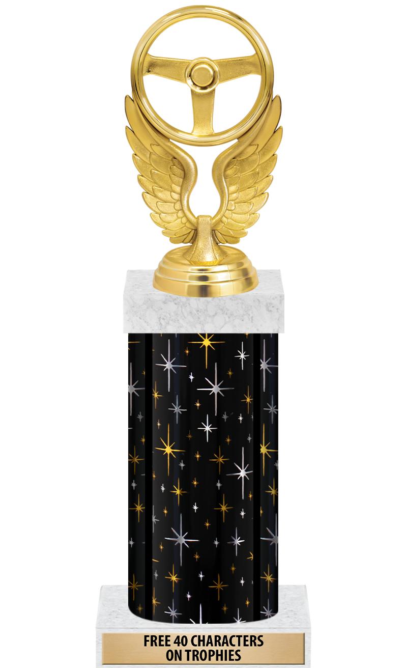 14" MIDNIGHT BLK-GD FIG/SQUARE