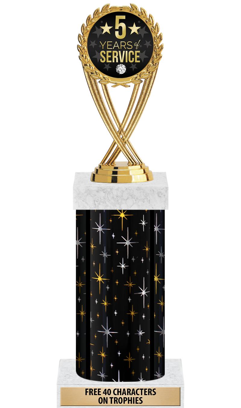 14" MIDNIGHT BLK-GD FIG/SQUARE