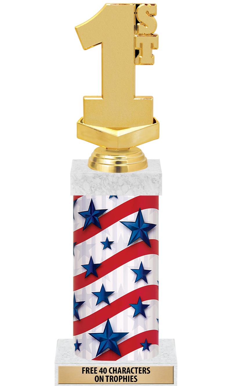 14" AMER GLORY GD FIG SQR TRP