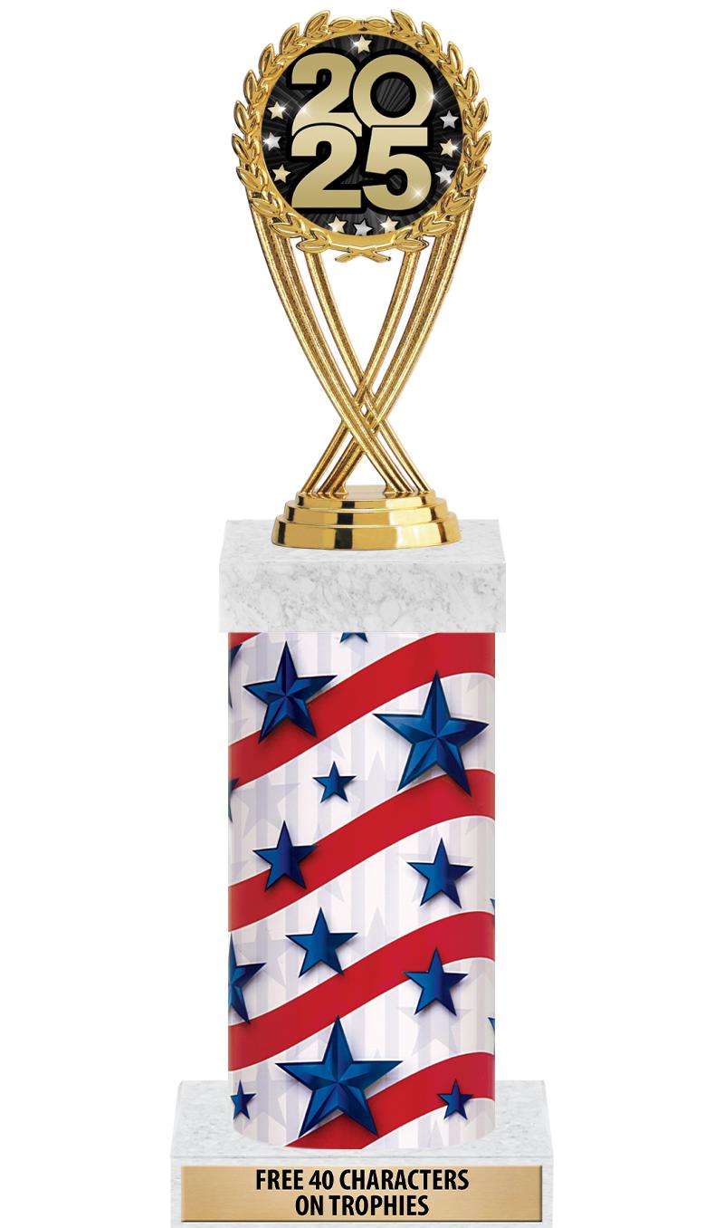 14" AMER GLORY GD FIG SQR TRP