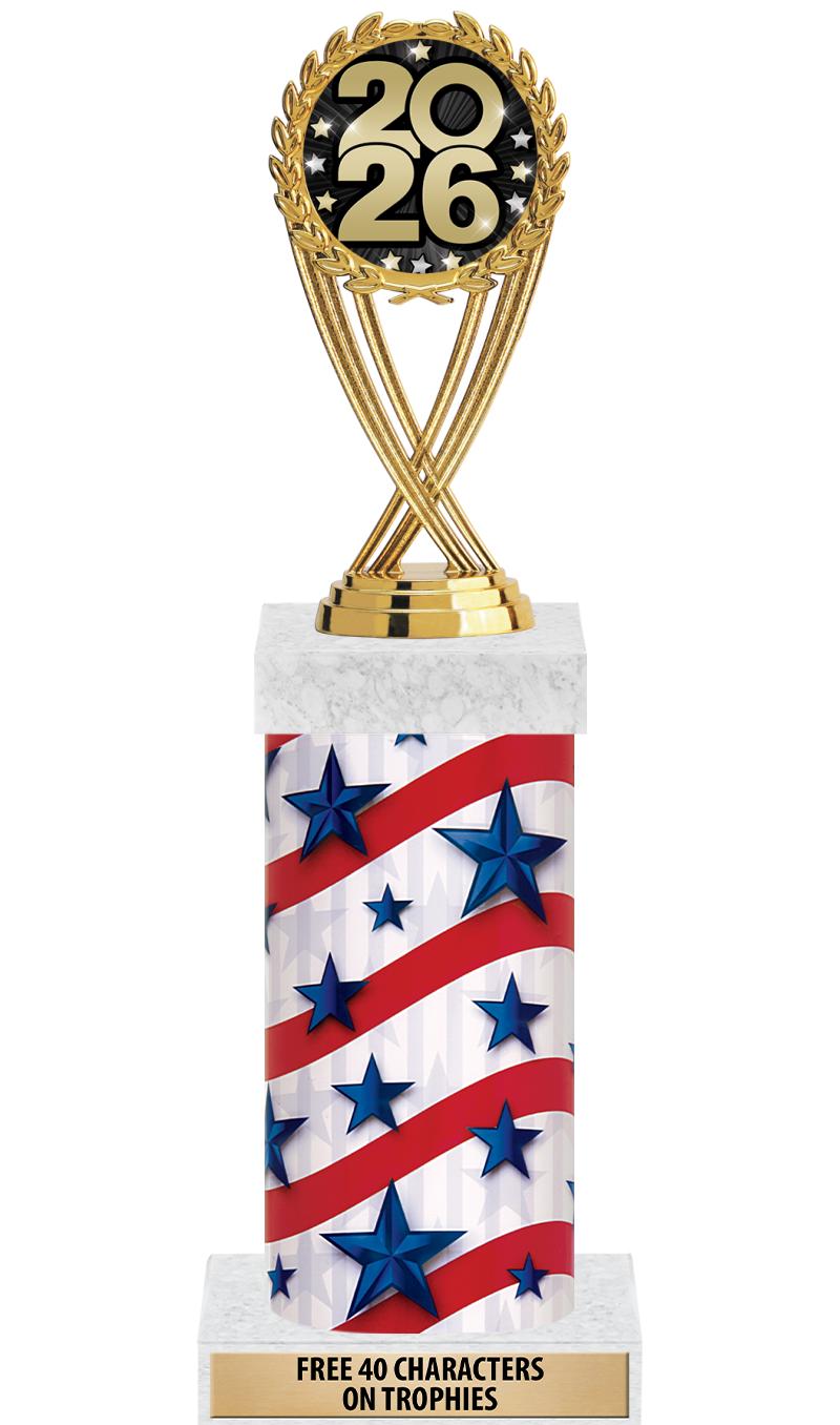 14" AMER GLORY GD FIG SQR TRP