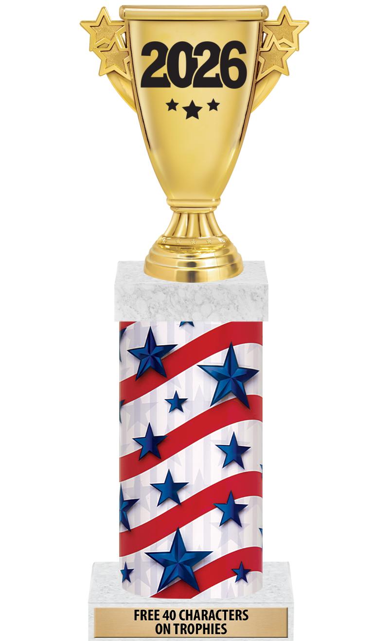 14" AMER GLORY GD FIG SQR TRP