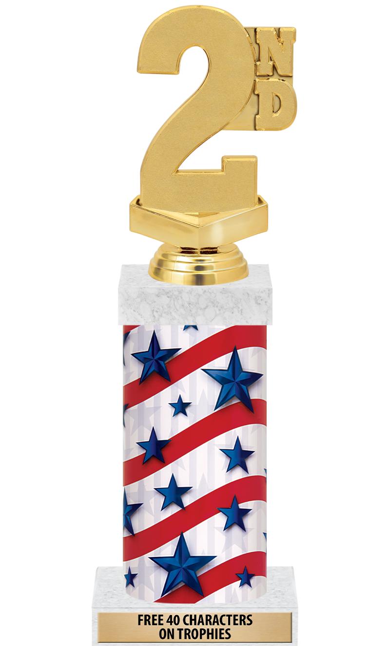 14" AMER GLORY GD FIG SQR TRP