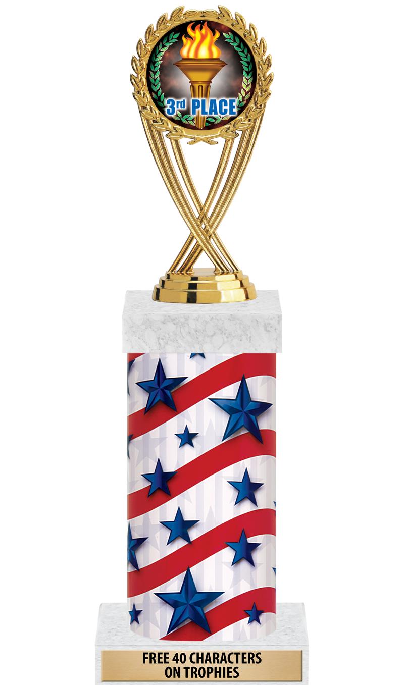 14" AMER GLORY GD FIG SQR TRP