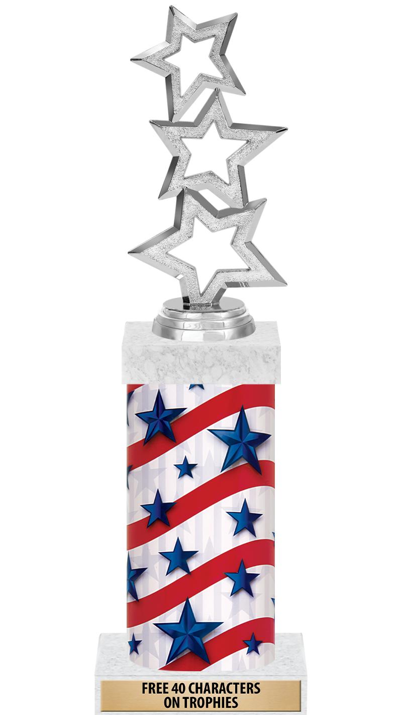 14" AMER GLORY GD FIG SQR TRP