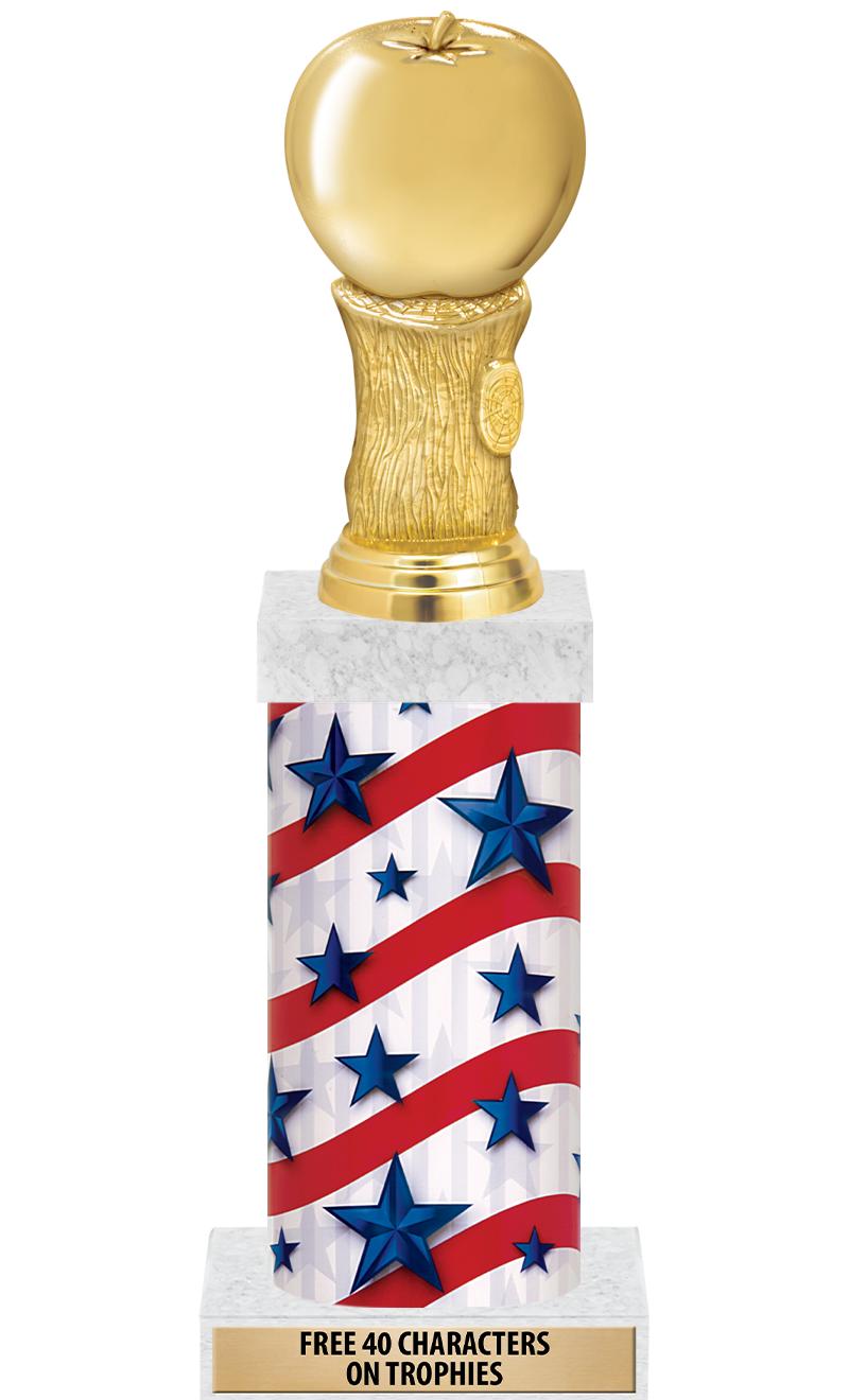 14" AMER GLORY GD FIG SQR TRP