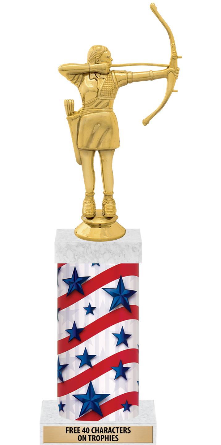 14" AMER GLORY GD FIG SQR TRP