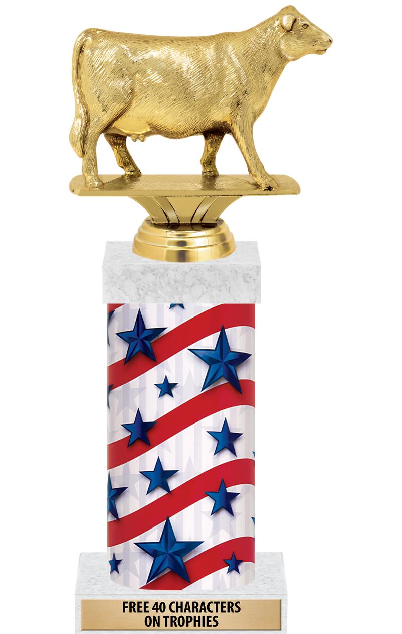 14" AMER GLORY GD FIG SQR TRP