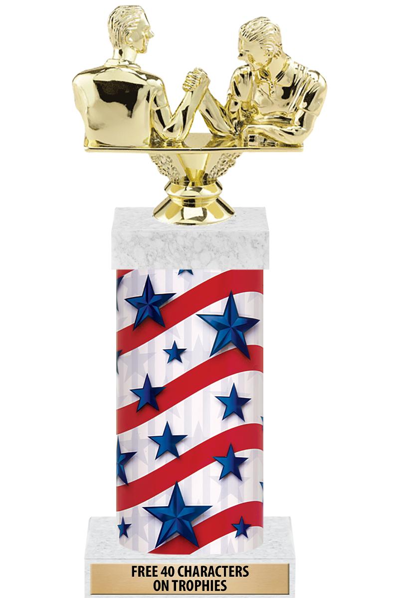 14" AMER GLORY GD FIG SQR TRP