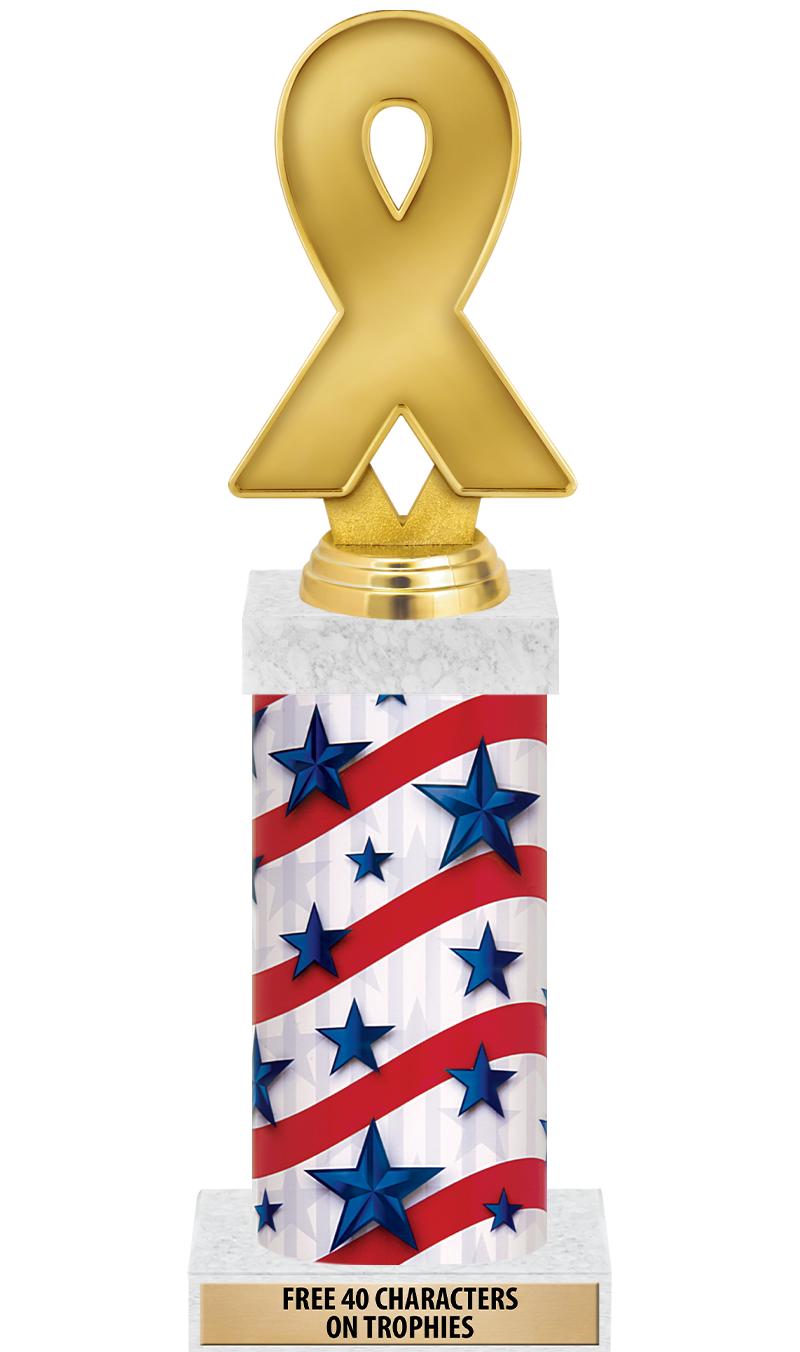 14" AMER GLORY GD FIG SQR TRP