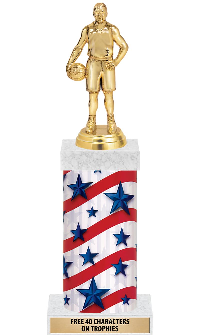 14" AMER GLORY GD FIG SQR TRP