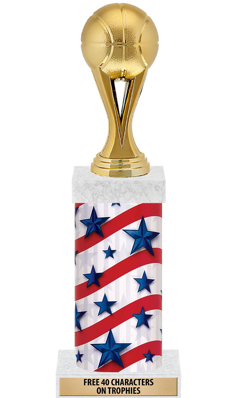 14" AMER GLORY GD FIG SQR TRP