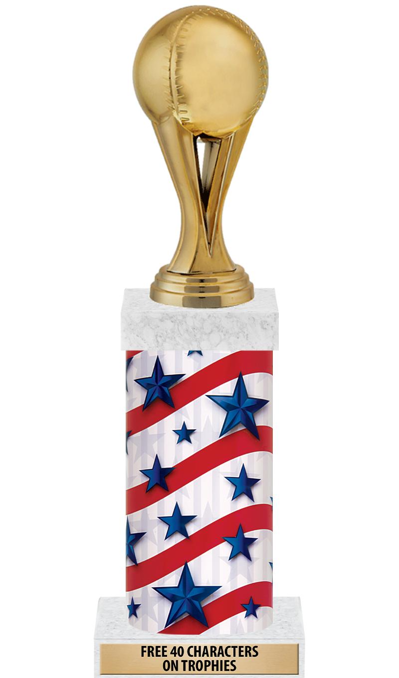 14" AMER GLORY GD FIG SQR TRP