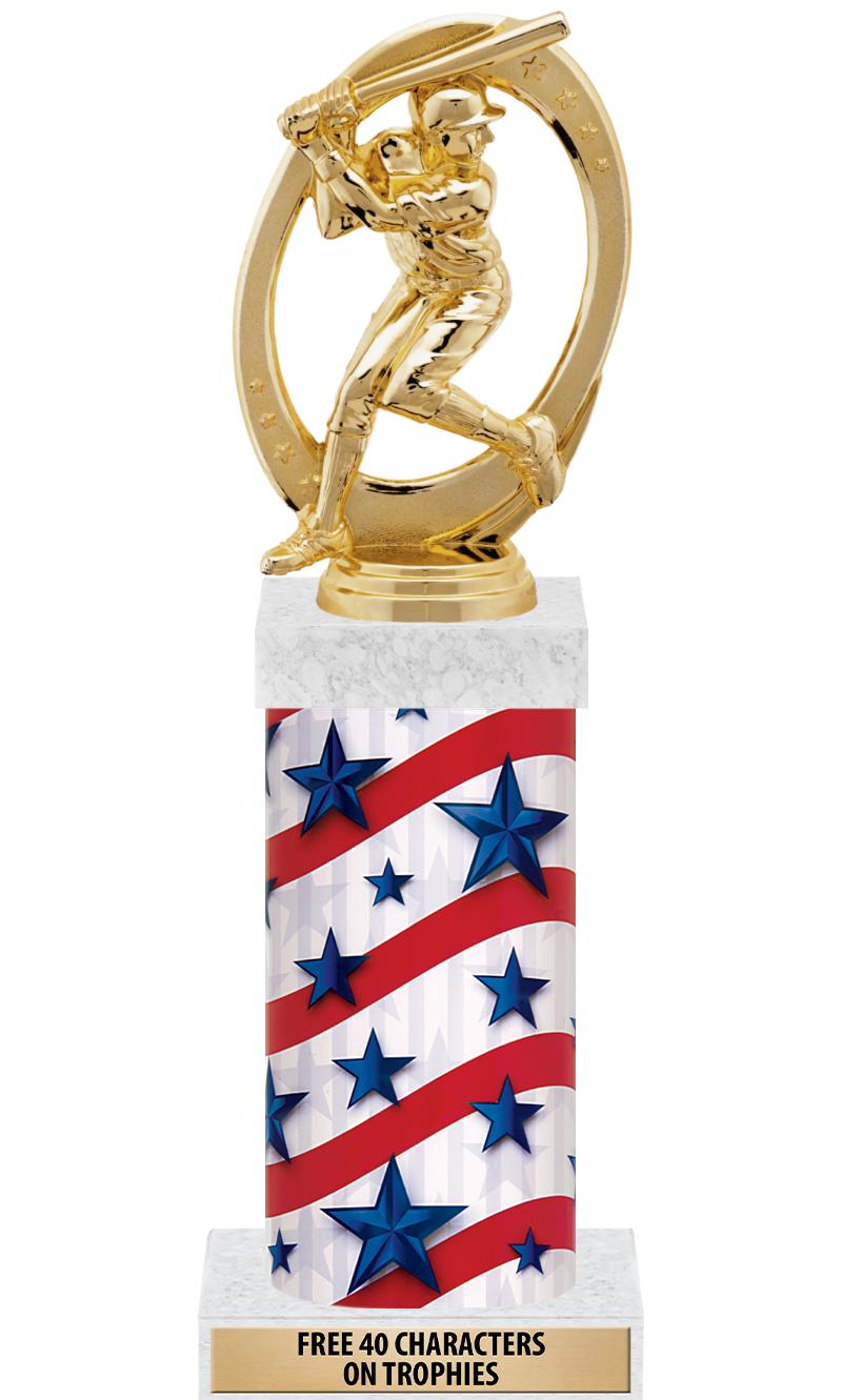 14" AMER GLORY GD FIG SQR TRP