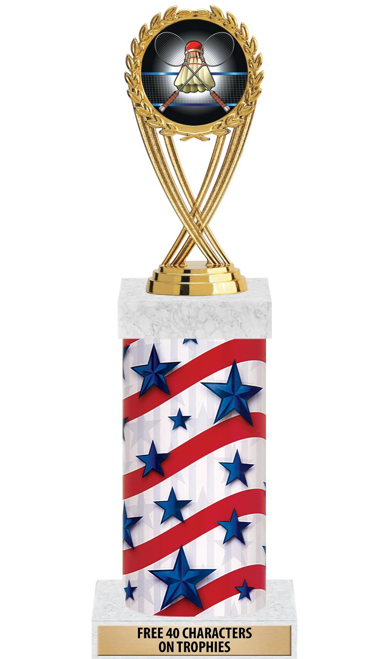 14" AMER GLORY GD FIG SQR TRP