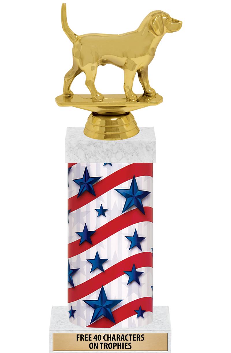 14" AMER GLORY GD FIG SQR TRP