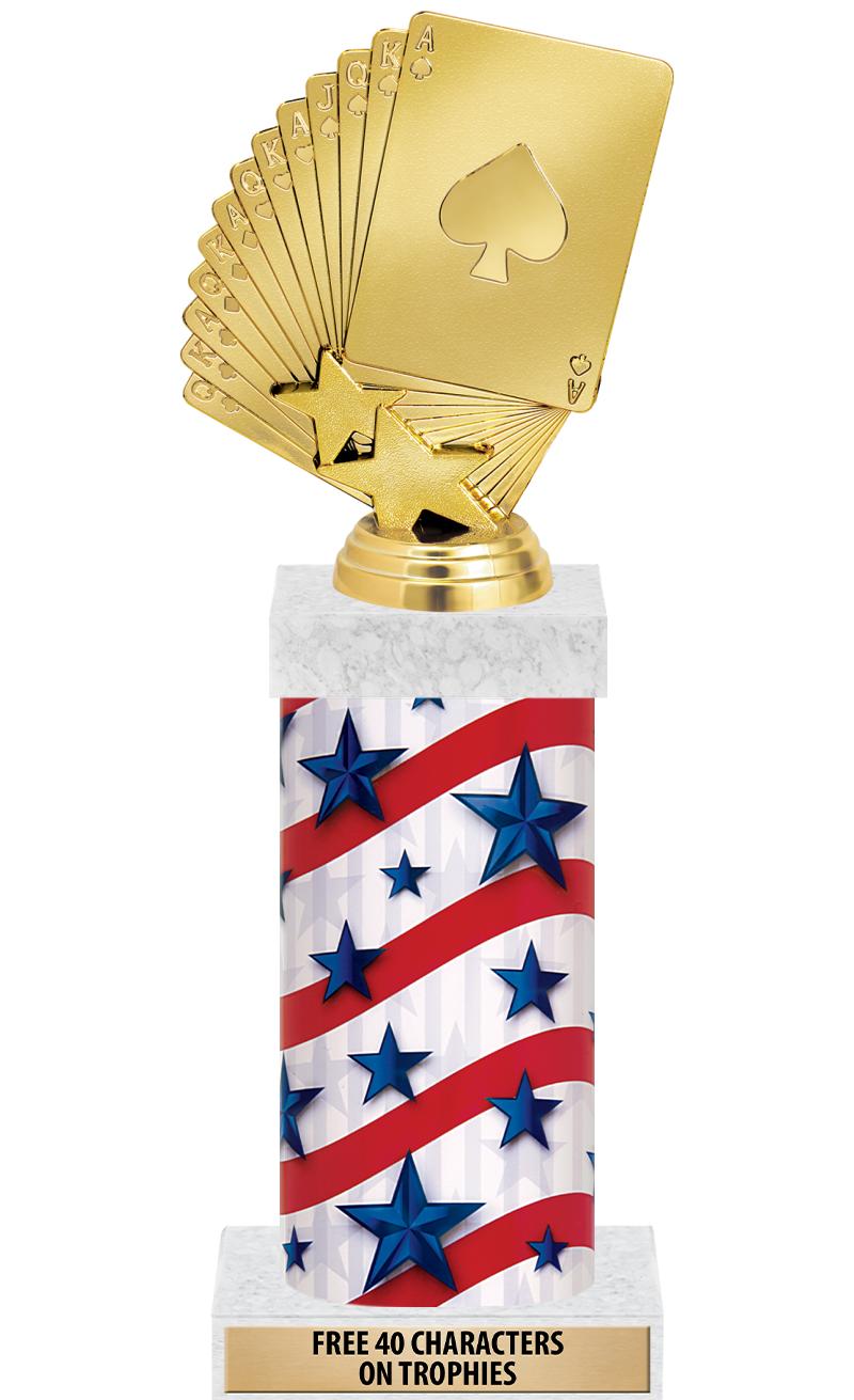 14" AMER GLORY GD FIG SQR TRP