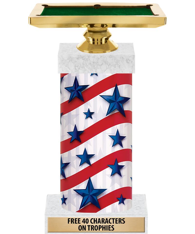 14" AMER GLORY GD FIG SQR TRP