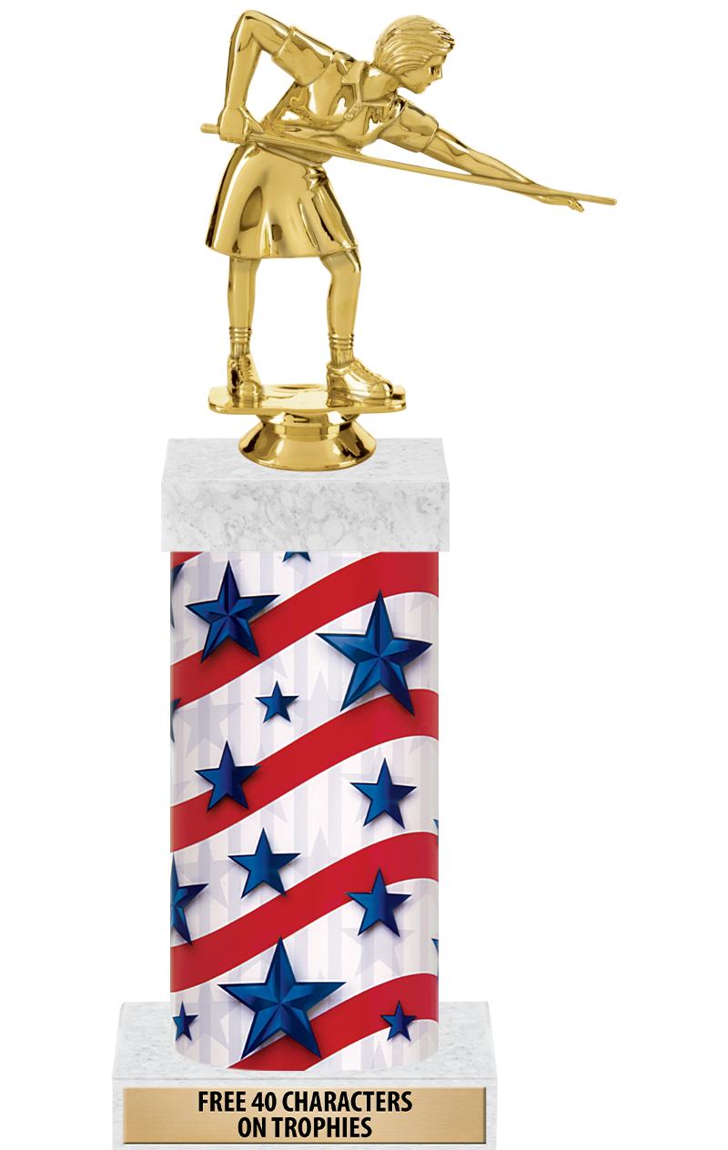 14" AMER GLORY GD FIG SQR TRP