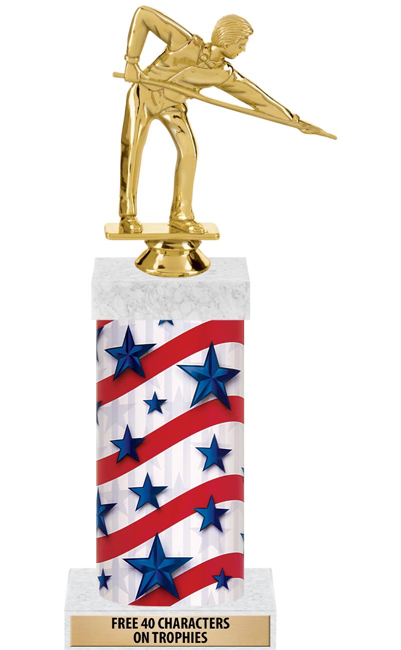 14" AMER GLORY GD FIG SQR TRP