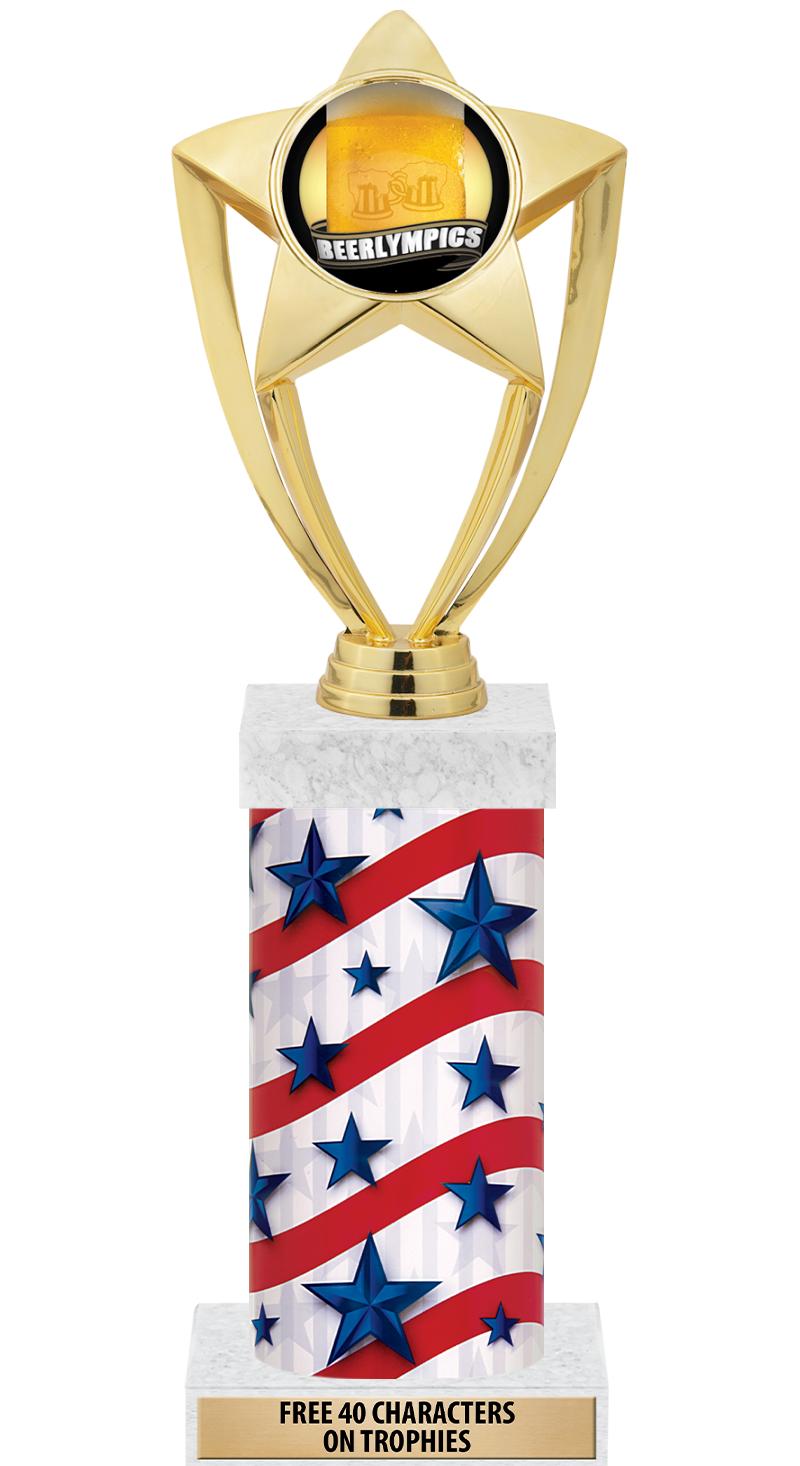 14" AMER GLORY GD FIG SQR TRP