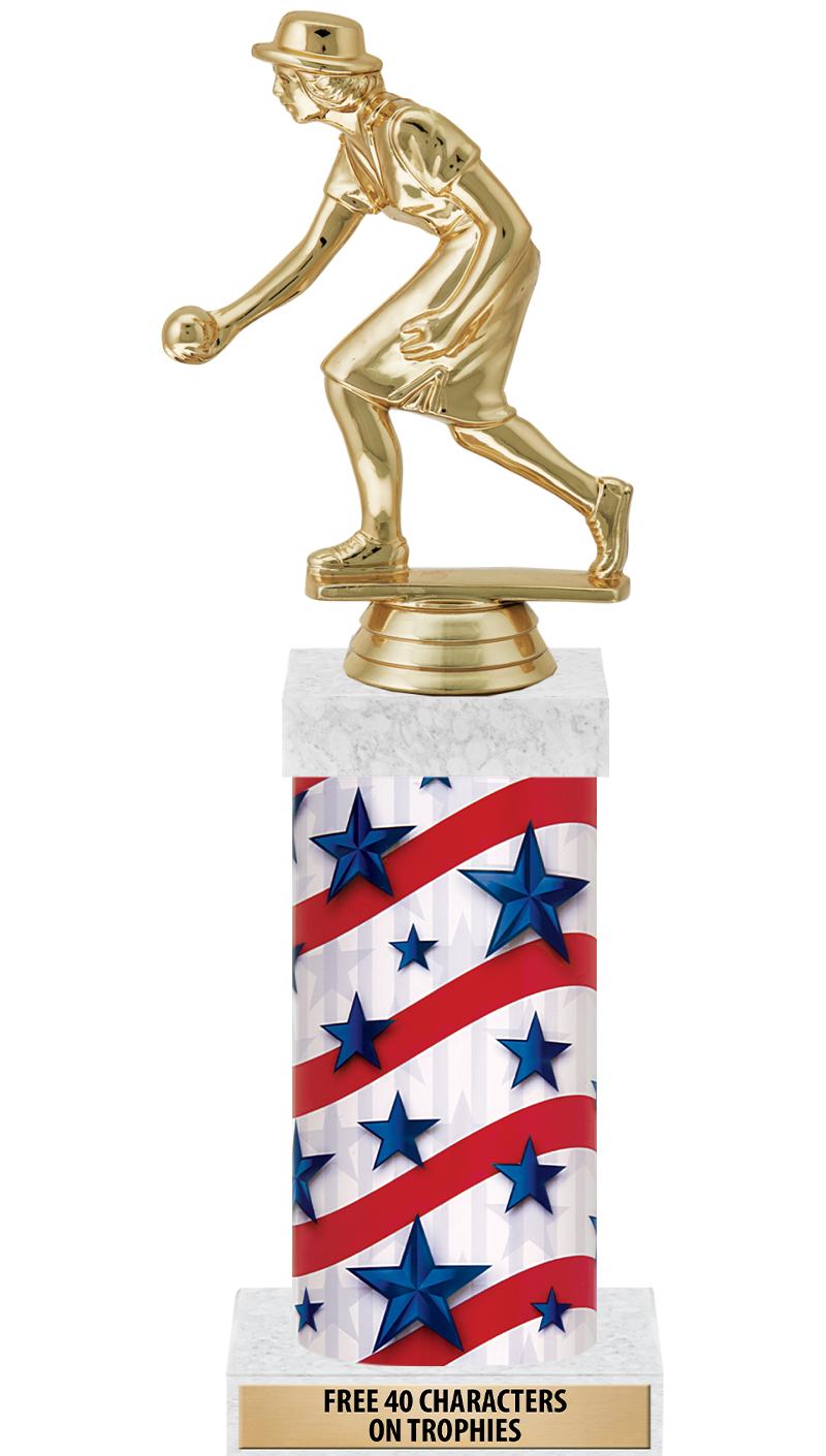 14" AMER GLORY GD FIG SQR TRP