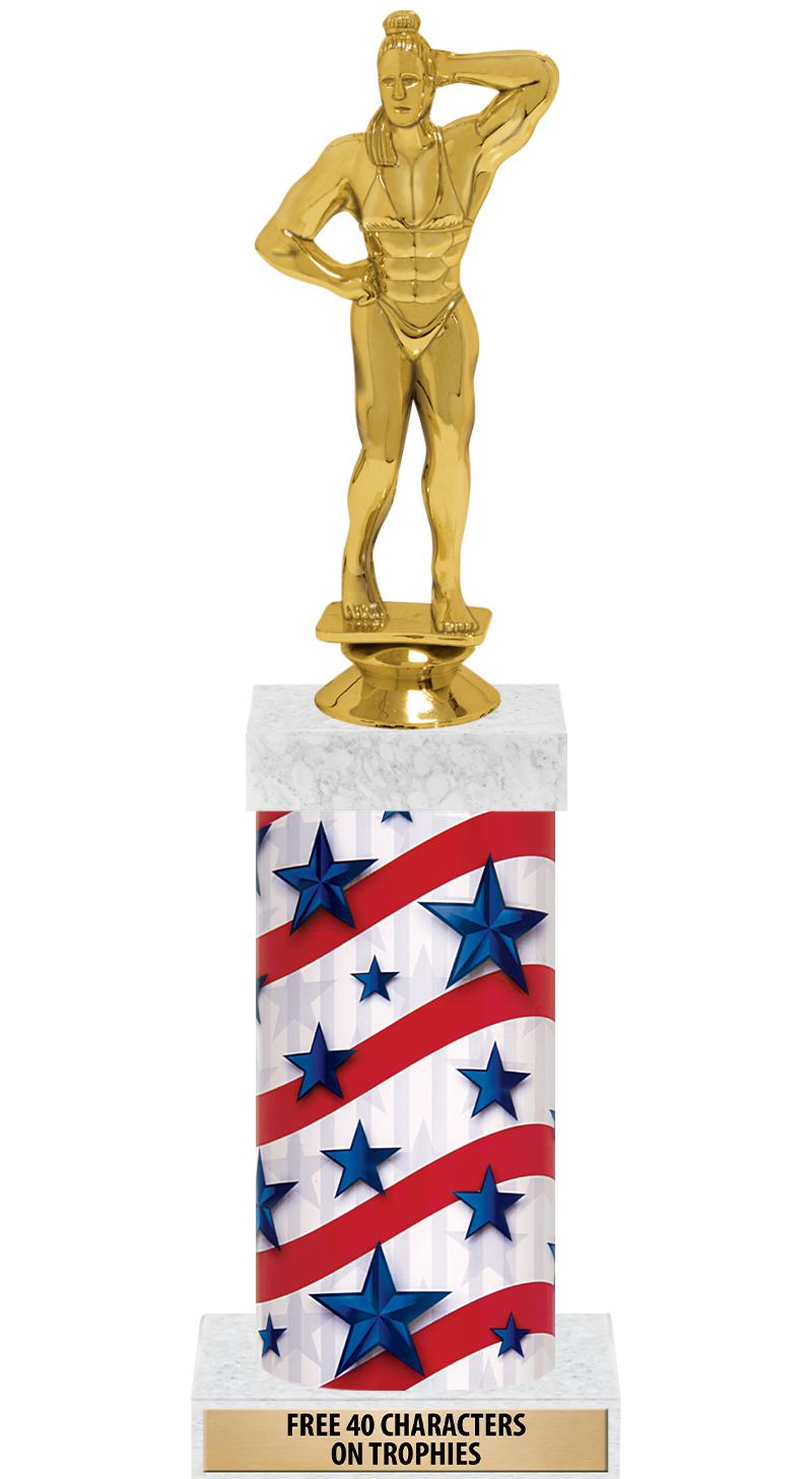 14" AMER GLORY GD FIG SQR TRP