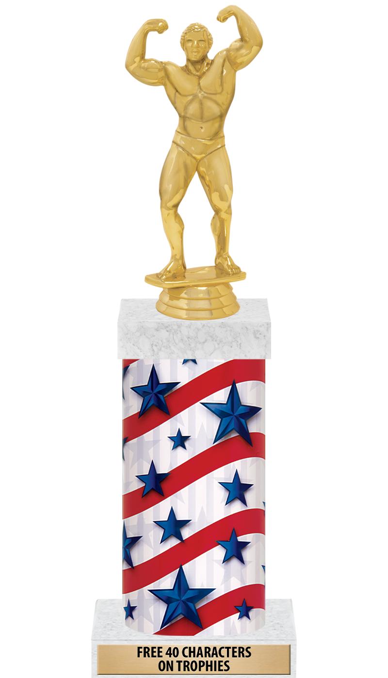 14" AMER GLORY GD FIG SQR TRP