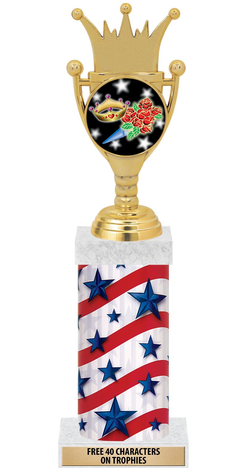 14" AMER GLORY GD FIG SQR TRP