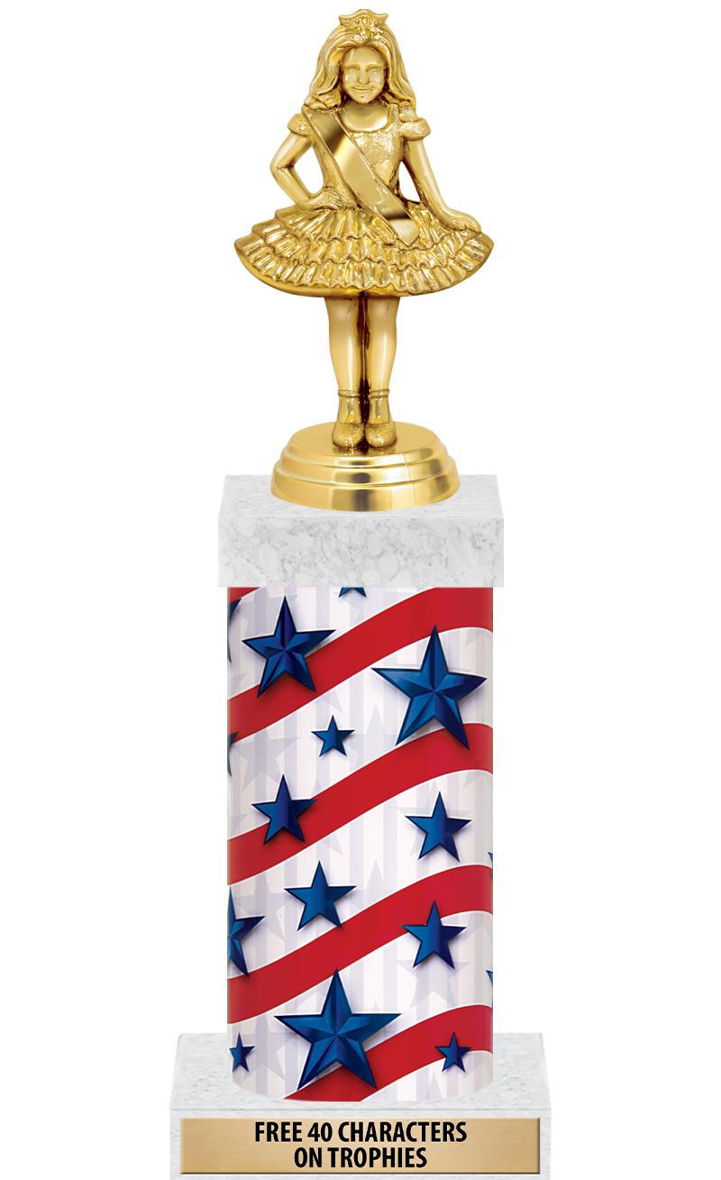 14" AMER GLORY GD FIG SQR TRP