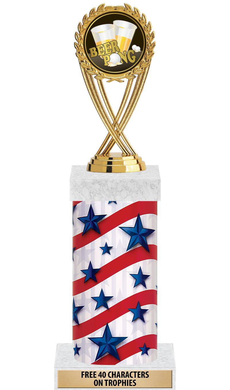 14" AMER GLORY GD FIG SQR TRP