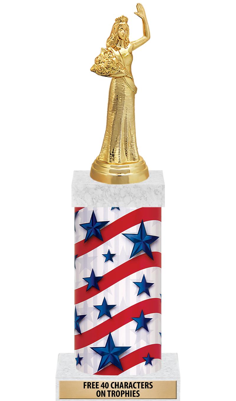 14" AMER GLORY GD FIG SQR TRP