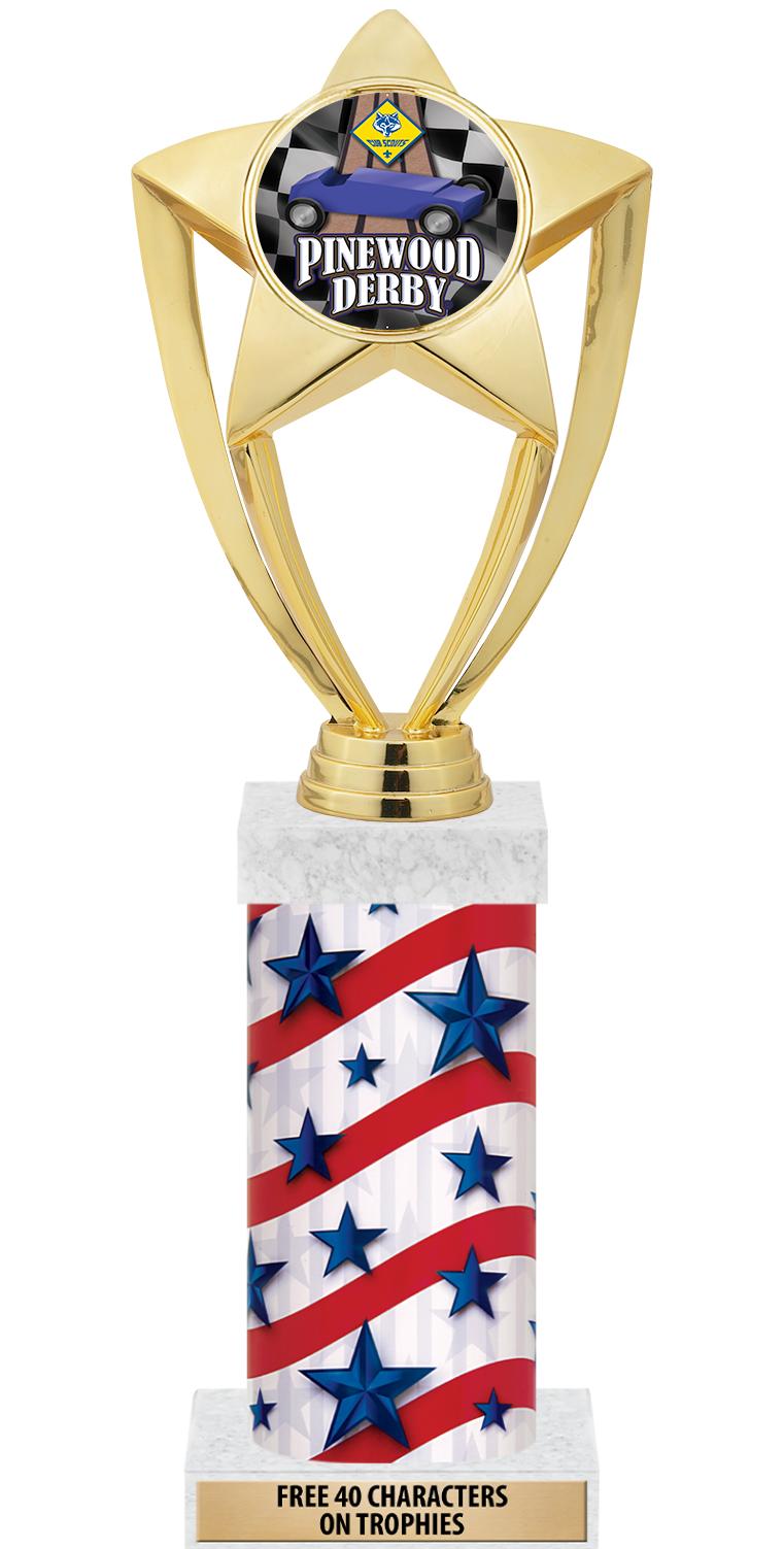 14" AMER GLORY GD FIG SQR TRP